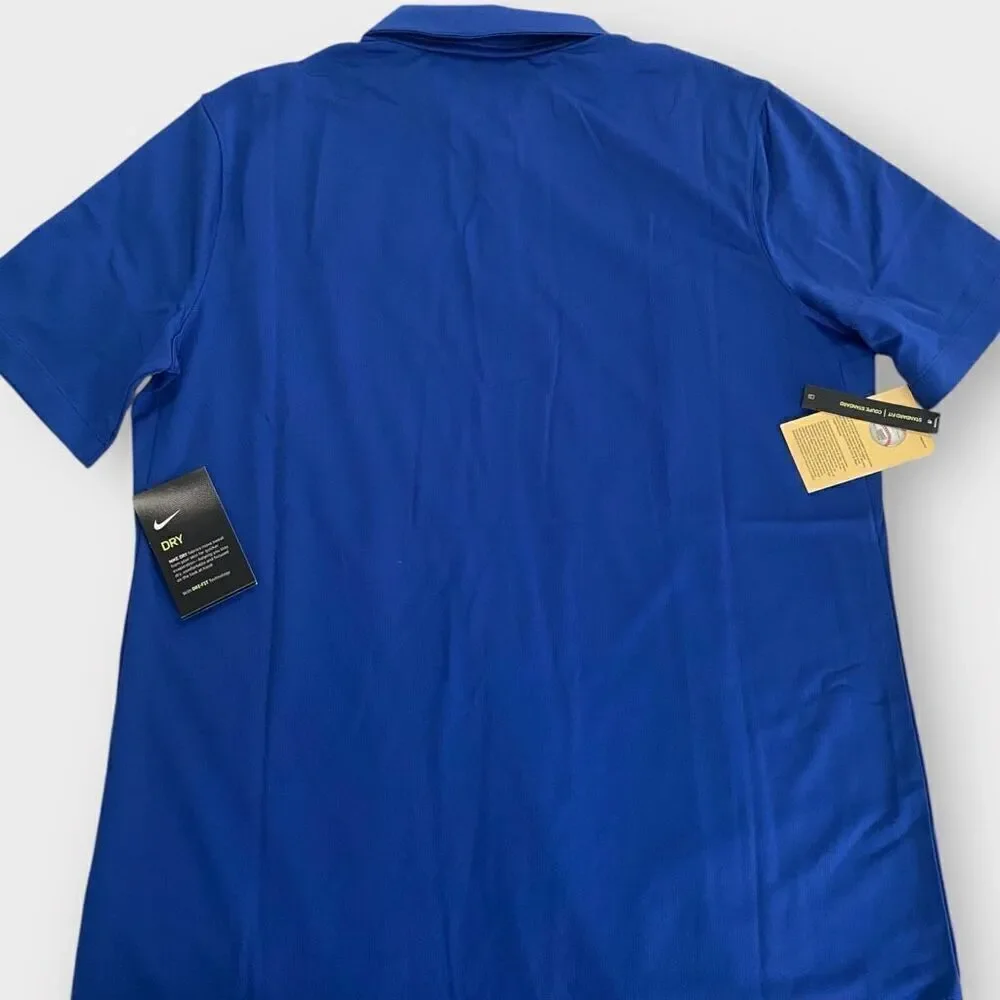 Nike MLB Brooklyn Dodgers Cooperstown Collection DRI-Fit Polo Shirt size M New